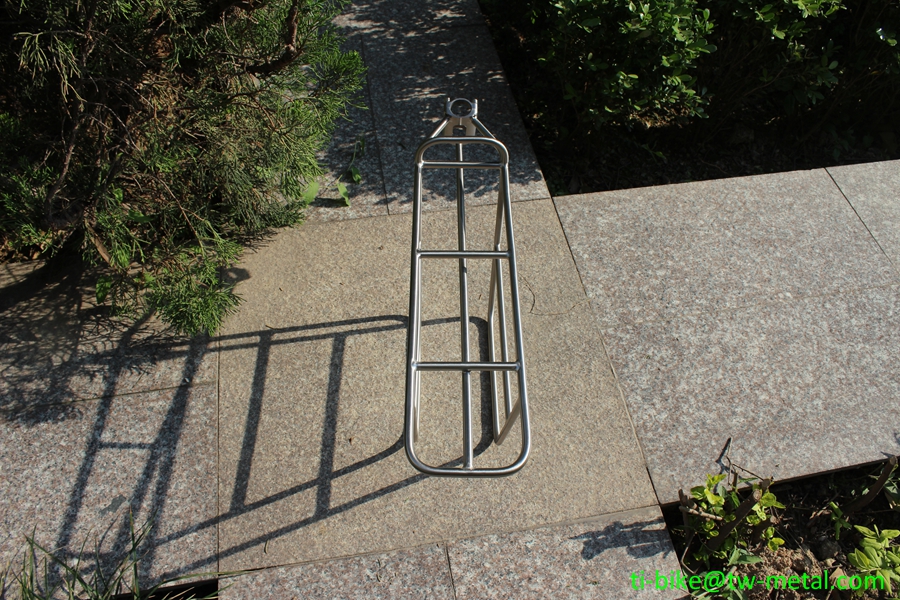 titanium rear bike rack
