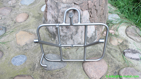 titanium front bike rack