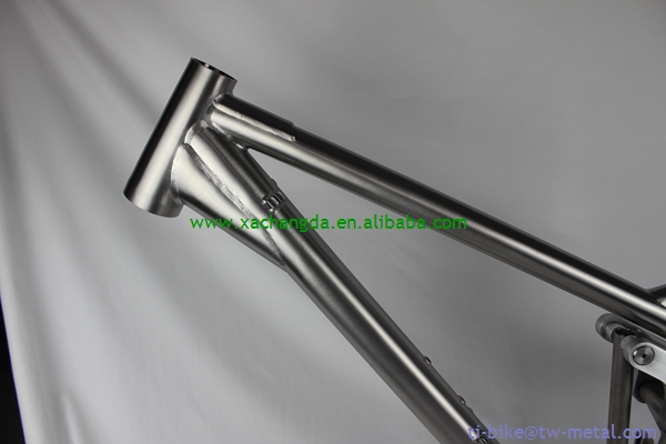 titanium soft tail bike frame